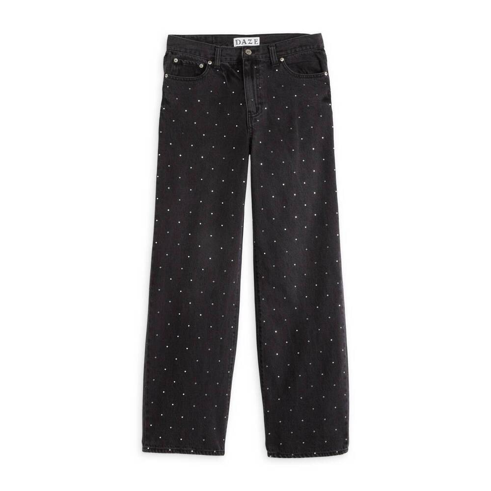 NEW DAZE women's 1999 slouch 90's fit jean in midnight twinkle